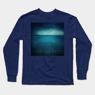 blue city underwater Long Sleeve T-Shirt